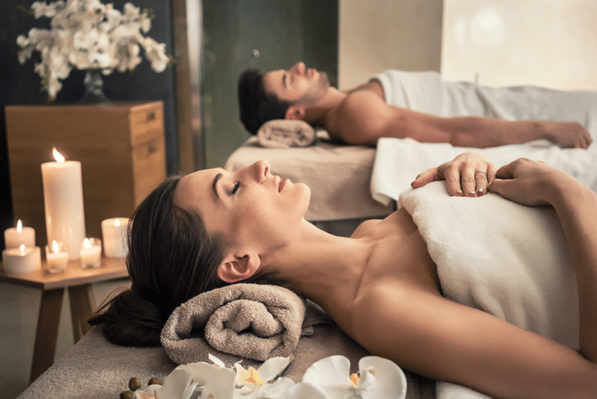 Ervaar ultieme ontspanning in een romantische spa